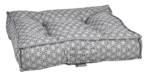 Piazza Dog Bed - Mercury Micro Jacquard